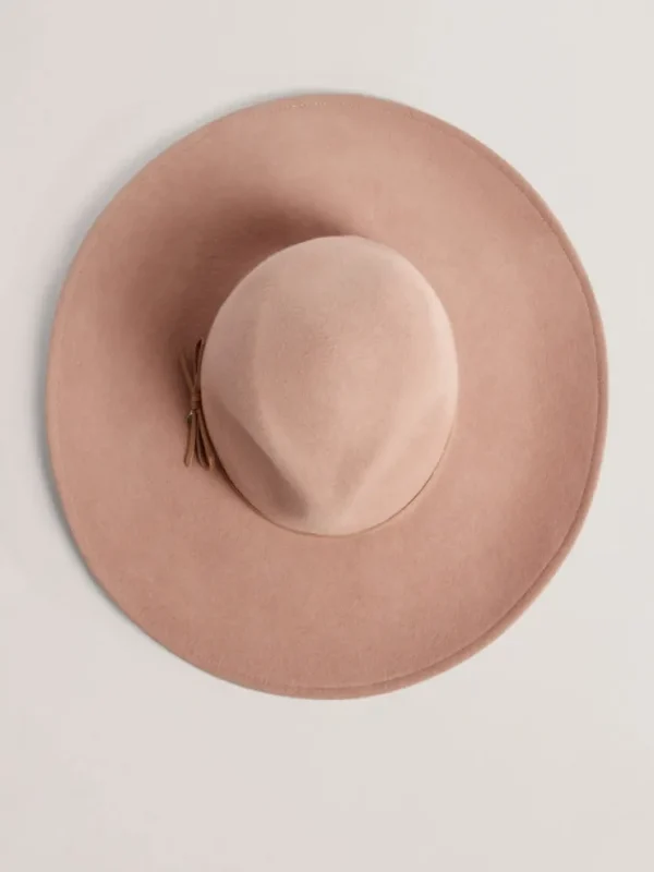 Abbiiio Bow Detail Pure Wool Fedora Hat<Ted Baker Best