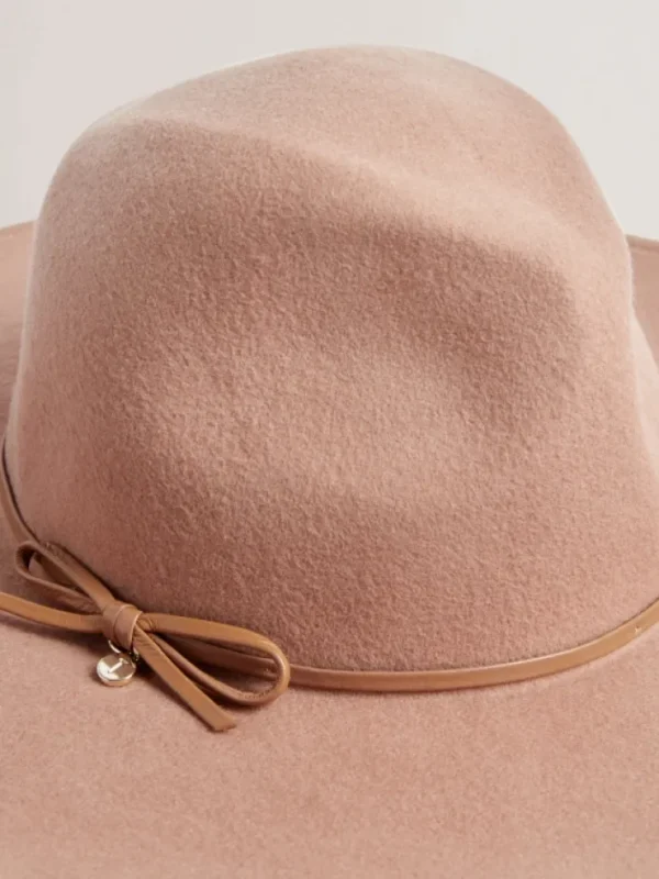 Abbiiio Bow Detail Pure Wool Fedora Hat<Ted Baker Best
