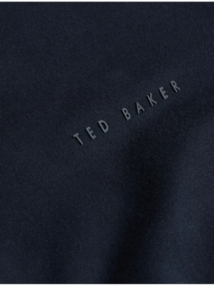 actos_branded_half_zip_co_2.webp Actos Branded Half Zip Cotton Blend Sweatshirt<Ted Baker Best Sale