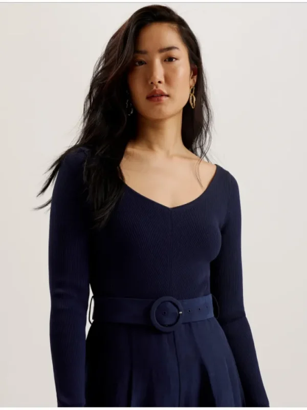 Agatea Off Shoulder Belted Wide Leg Jumpsuit<Ted Baker Store