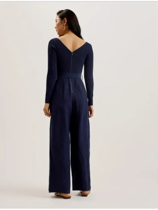 Agatea Off Shoulder Belted Wide Leg Jumpsuit<Ted Baker Store