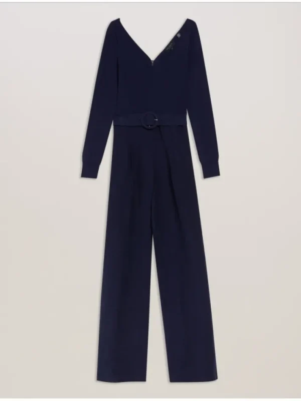 Agatea Off Shoulder Belted Wide Leg Jumpsuit<Ted Baker Store
