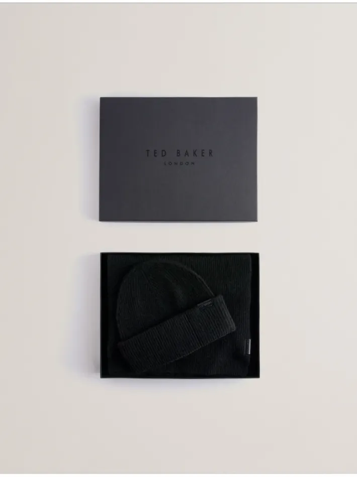 alliies_ribbed_knit_hat_a_0.webp Alliies Ribbed Knit Hat And Scarf Set<Ted Baker Cheap