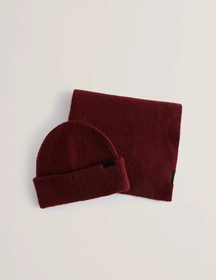 alliies_ribbed_knit_hat_a_2-1.webp Alliies Ribbed Knit Hat And Scarf Set<Ted Baker Cheap