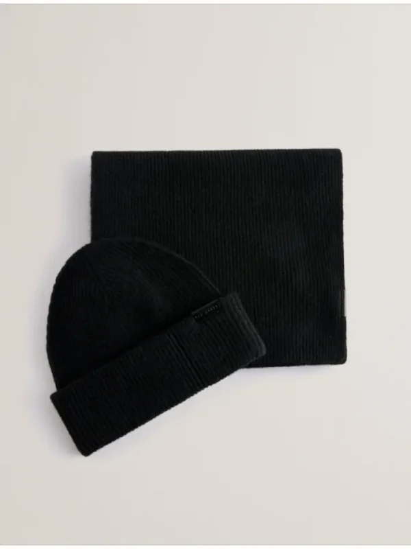 Alliies Ribbed Knit Hat And Scarf Set<Ted Baker Cheap
