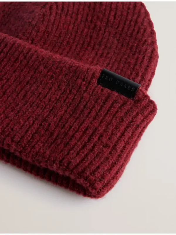 Alliiie Ribbed Knit Turn-Up Beanie Hat<Ted Baker Flash Sale