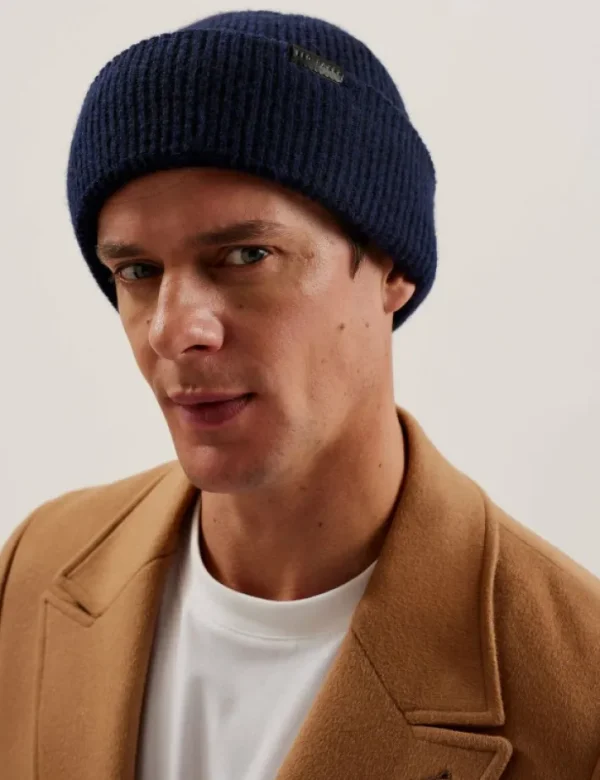 Alliiie Ribbed Knit Turn-Up Beanie Hat<Ted Baker Clearance