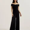 Almhaa Off Shoulder Wide Leg Jersey Jumpsuit<Ted Baker Flash Sale