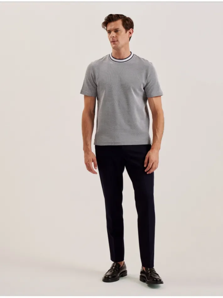 arlon_textured_stripe_det_1.webp Arlon Textured Stripe Detail Cotton T-Shirt<Ted Baker Cheap