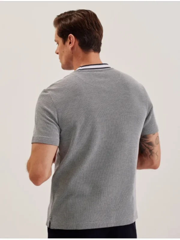 Arlon Textured Stripe Detail Cotton T-Shirt<Ted Baker Cheap
