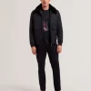 Avitore Bomber Removable Shearling Collar<Ted Baker Store