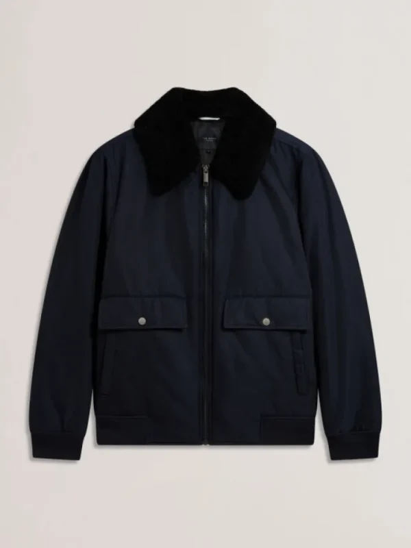 Avitore Bomber Removable Shearling Collar<Ted Baker Store