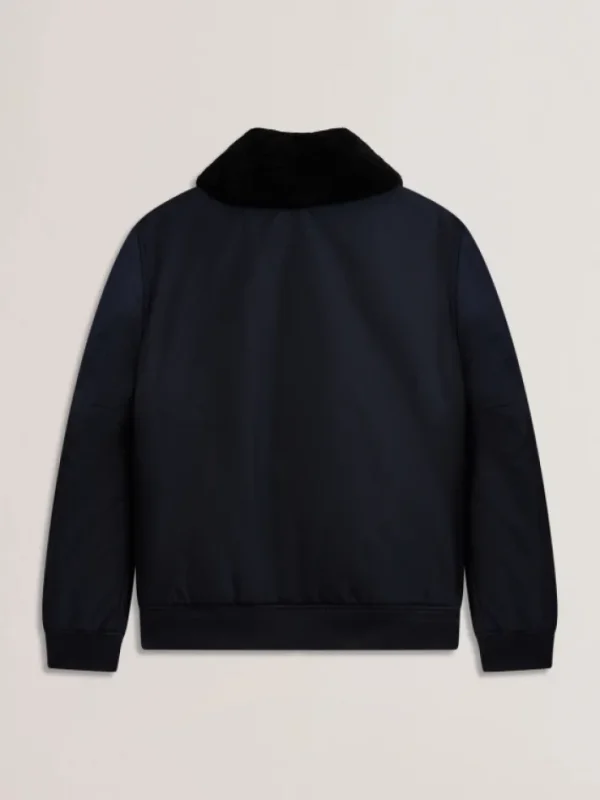 Avitore Bomber Removable Shearling Collar<Ted Baker Store