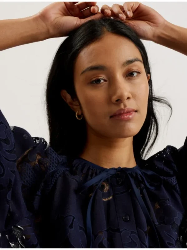 Bacina Lace 3/4 Balloon Sleeve Blouse<Ted Baker Store
