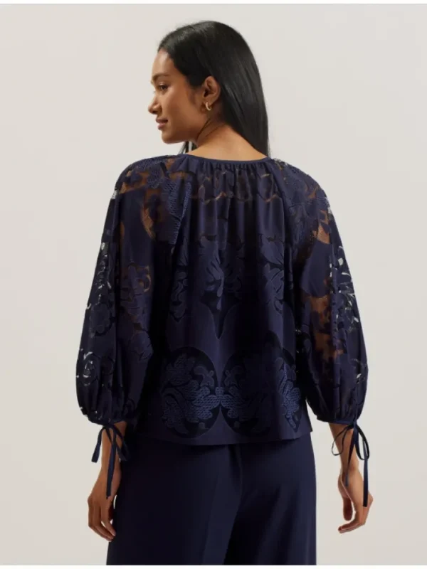Bacina Lace 3/4 Balloon Sleeve Blouse<Ted Baker Store