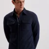 Belza Textured Cotton Utility Pocket Overshirt<Ted Baker Cheap