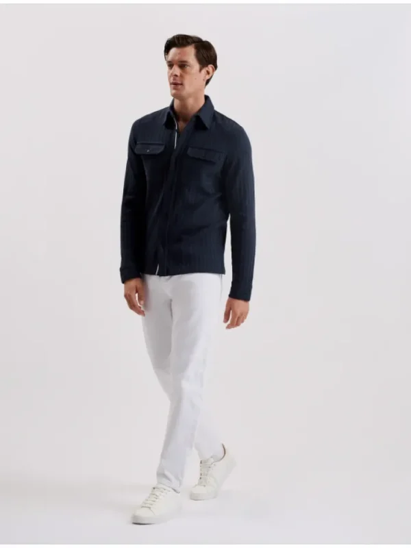 Belza Textured Cotton Utility Pocket Overshirt<Ted Baker Cheap