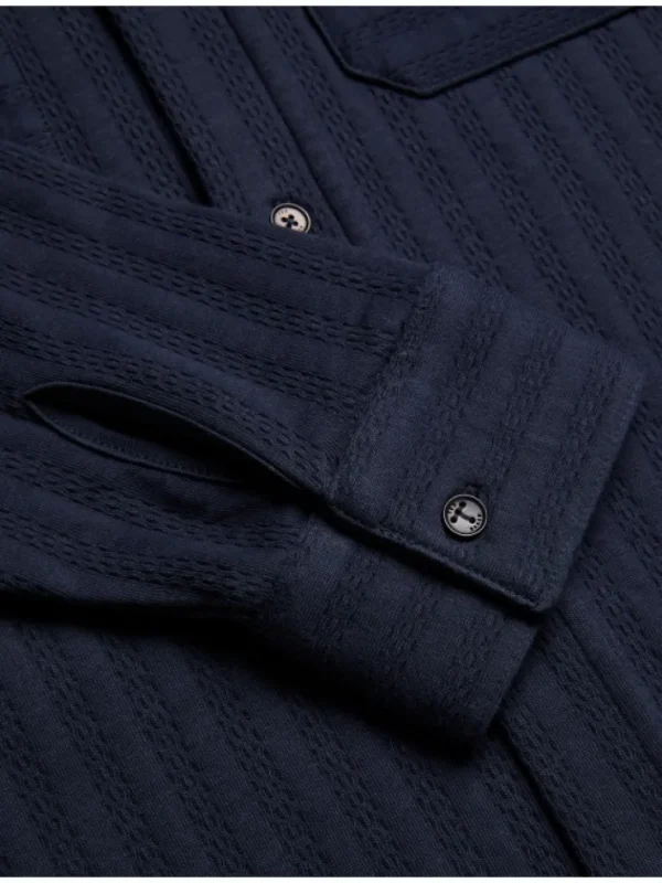 Belza Textured Cotton Utility Pocket Overshirt<Ted Baker Cheap