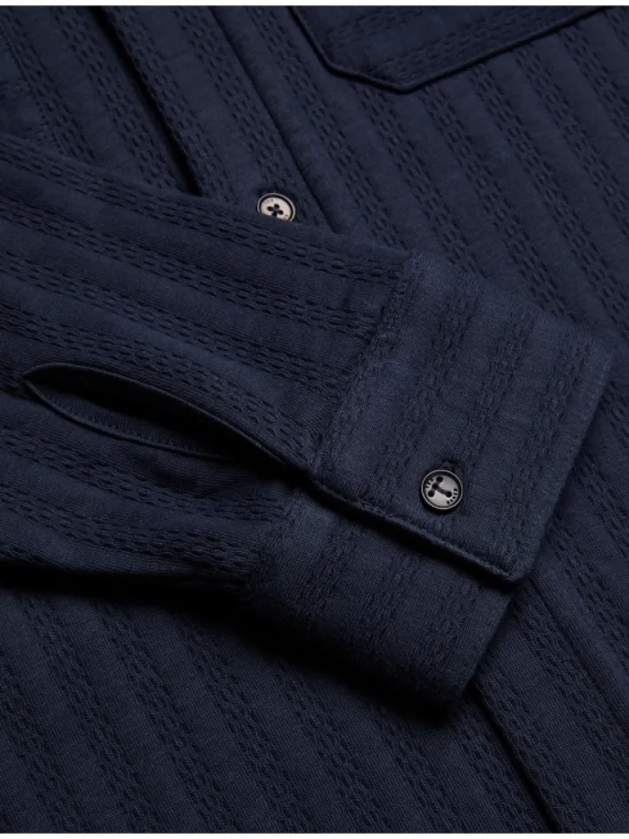 belza_textured_cotton_uti_2.webp Belza Textured Cotton Utility Pocket Overshirt<Ted Baker Cheap