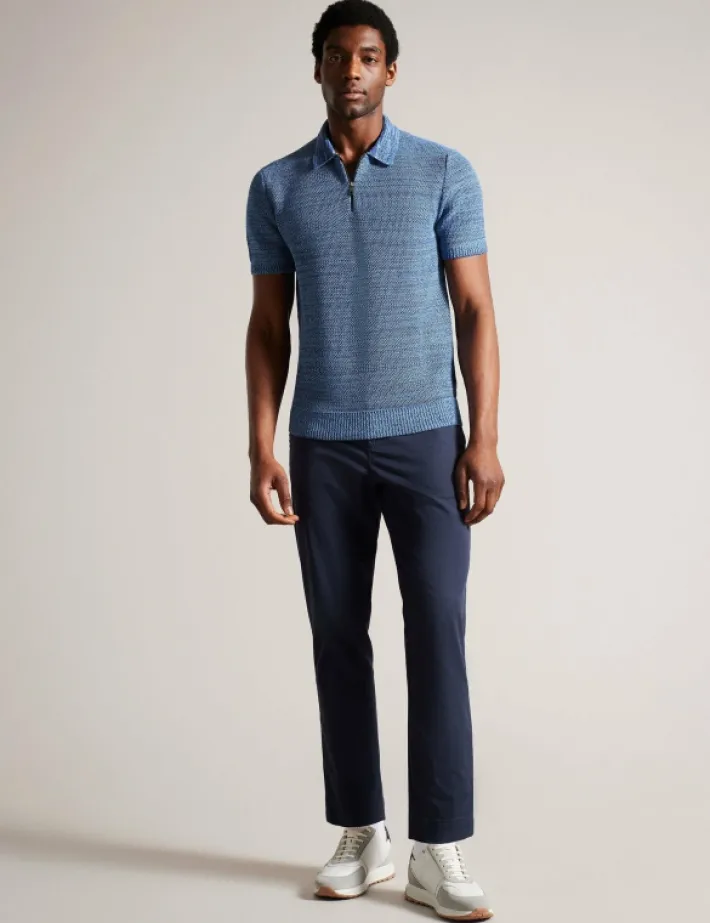 blossam_space_dye_zip_nec_1-1.webp Blossam Space Dye Zip Neck Polo Shirt<Ted Baker Best Sale