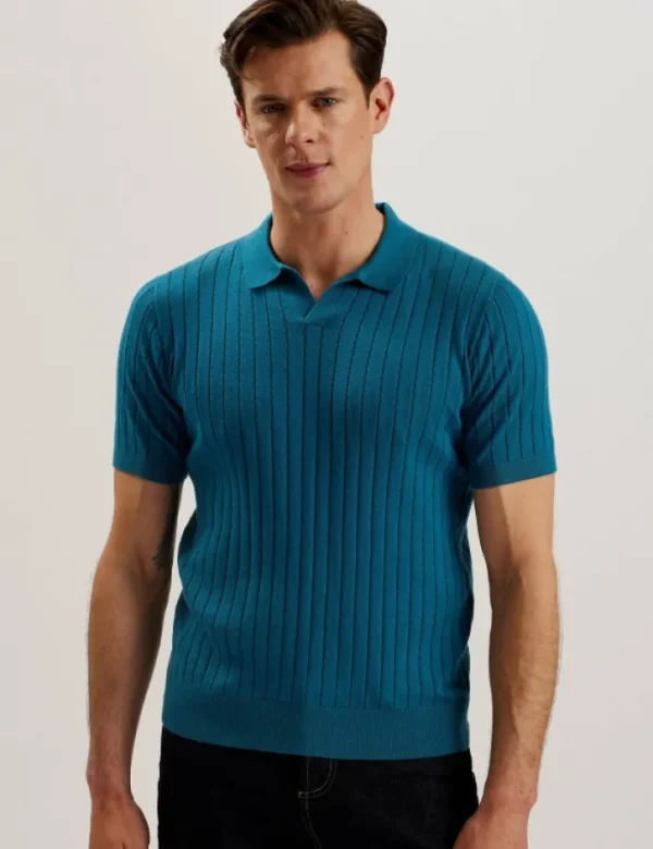 Botany Short Sleeve Regular Open Collar Polo<Ted Baker Cheap