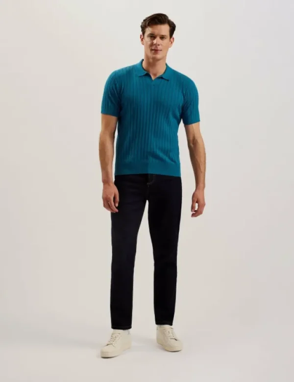 Botany Short Sleeve Regular Open Collar Polo<Ted Baker Cheap