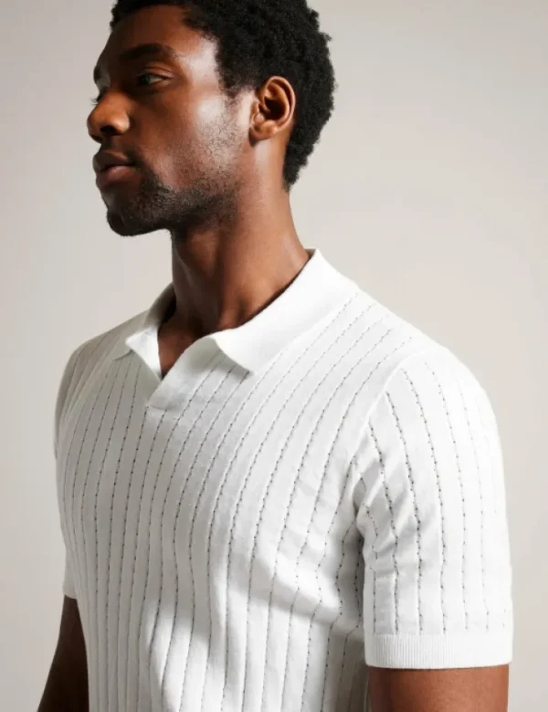 Botany Short Sleeve Regular Open Collar Polo<Ted Baker Sale