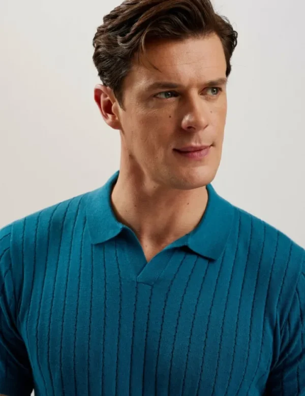 Botany Short Sleeve Regular Open Collar Polo<Ted Baker Cheap