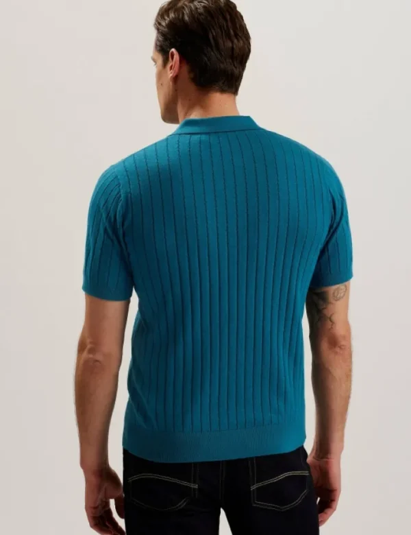 Botany Short Sleeve Regular Open Collar Polo<Ted Baker Cheap