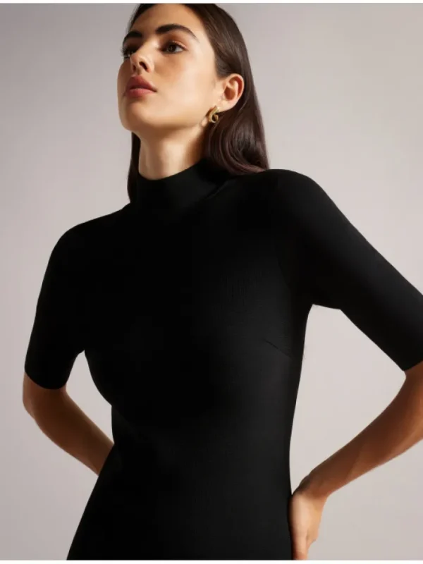 Canddy Pleated Hem Bodycon Knit Mini Dress<Ted Baker Fashion