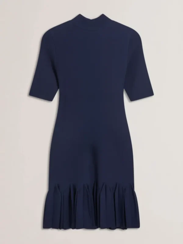 Canddy Pleated Hem Bodycon Knit Mini Dress<Ted Baker Store