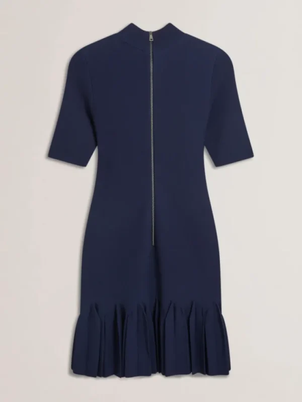 Canddy Pleated Hem Bodycon Knit Mini Dress<Ted Baker Store