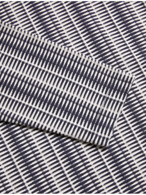 Capuzzo Long Sleeve Geo Stripe Zip Polo Shirt<Ted Baker Online
