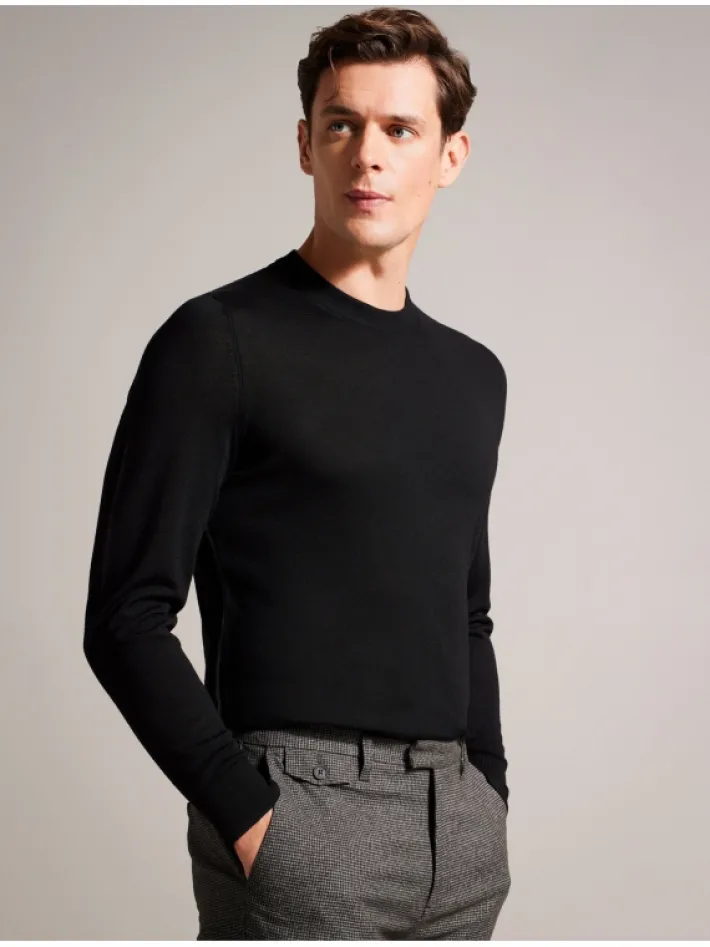 carnby_pure_wool_crew_nec_0.webp Carnby Pure Wool Crew Neck Sweater<Ted Baker Best