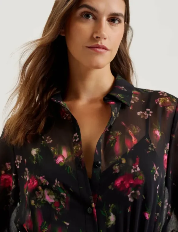 Ceiba Floral Print Pleated Maxi Shirt Dress<Ted Baker Flash Sale