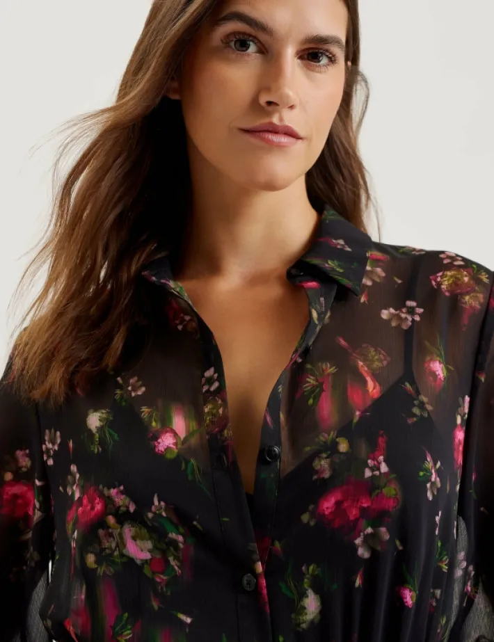 ceiba_floral_print_pleate_1.webp Ceiba Floral Print Pleated Maxi Shirt Dress<Ted Baker Flash Sale