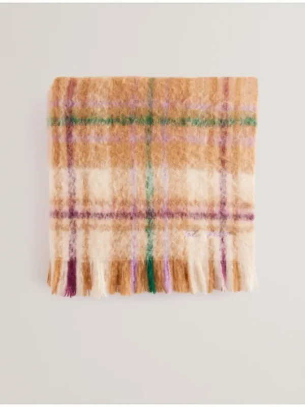 Chellis Checked Fringed Edge Woven Scarf<Ted Baker Best
