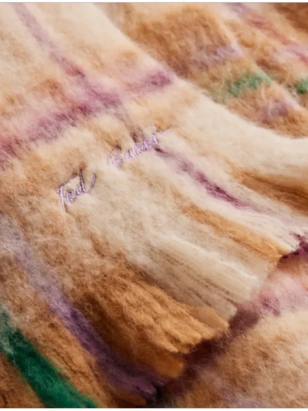 Chellis Checked Fringed Edge Woven Scarf<Ted Baker Best