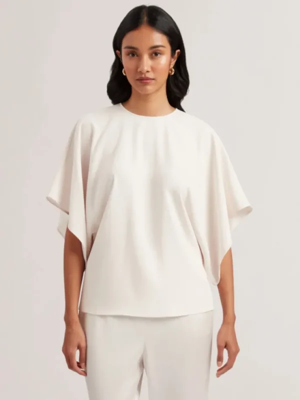 Cherika Batwing Short Sleeve Woven Blouse<Ted Baker Clearance