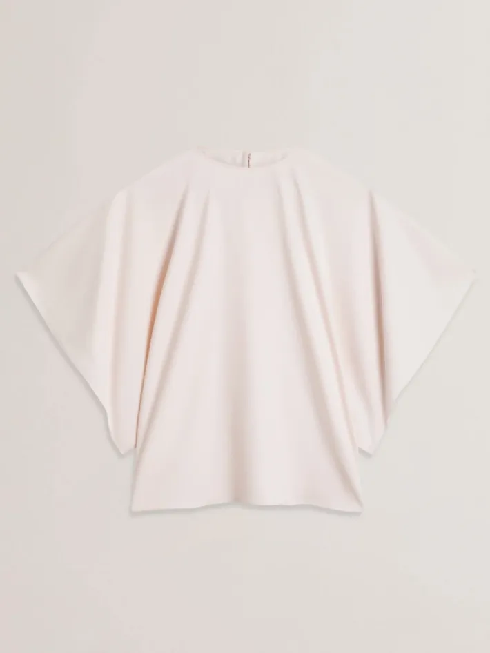 cherika_batwing_short_sle_4-2.webp Cherika Batwing Short Sleeve Woven Blouse<Ted Baker Clearance