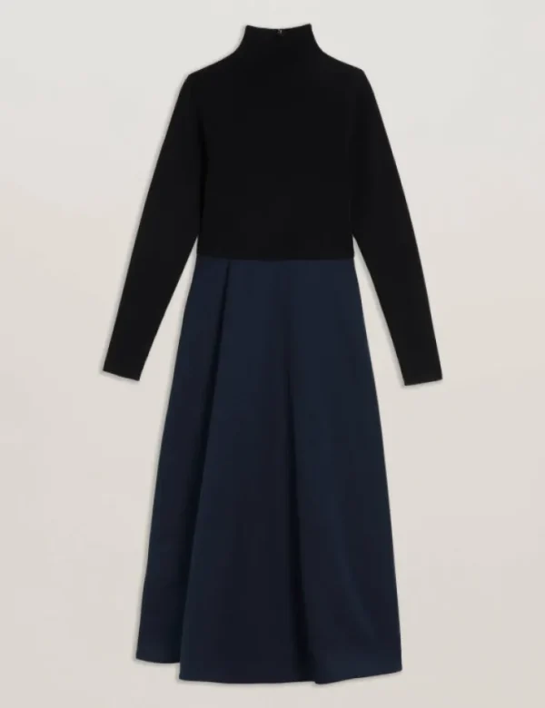 Chira Knit Bodice Midi Dress With Wrap Skirt<Ted Baker Flash Sale
