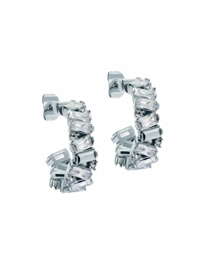 clarence_crystal_cluster__0.webp Clarence Crystal Cluster Hoop Earrings<Ted Baker Cheap