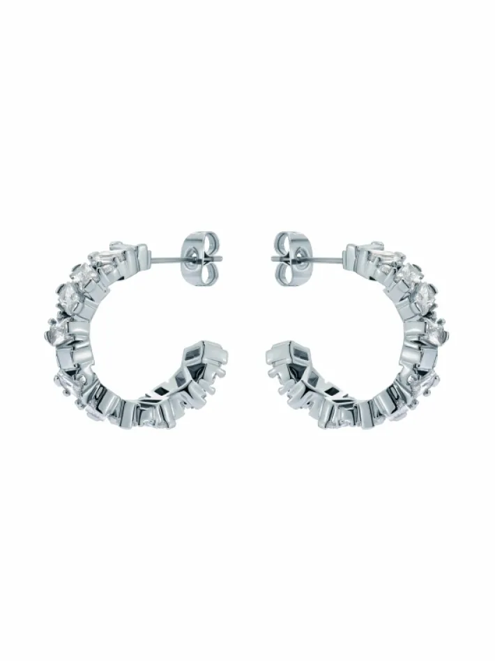 clarence_crystal_cluster__2.webp Clarence Crystal Cluster Hoop Earrings<Ted Baker Cheap