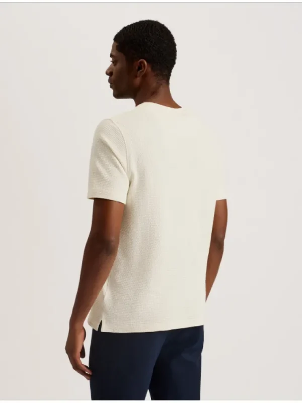 Curlys Short Sleeve Regular Textured T-Shirt<Ted Baker Cheap
