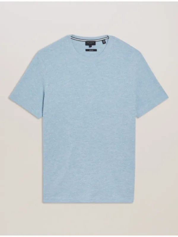 Curlys Short Sleeve Regular Textured Shirt<Ted Baker Discount