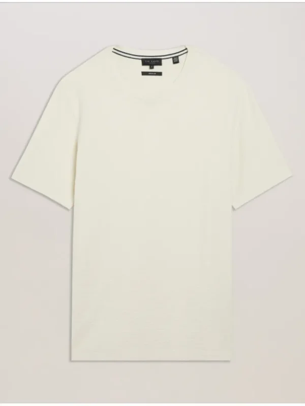Curlys Short Sleeve Regular Textured T-Shirt<Ted Baker Cheap