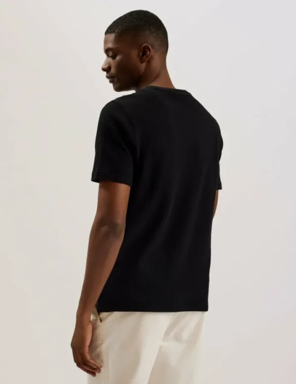 Curlys Short Sleeve Textured T-shirt<Ted Baker Best Sale