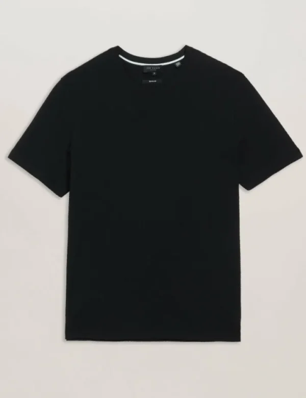 Curlys Short Sleeve Textured T-shirt<Ted Baker Best Sale