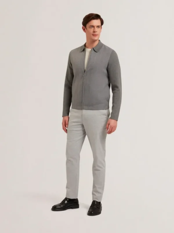Dejo Long Sleeve Herringbone Full Zip<Ted Baker New