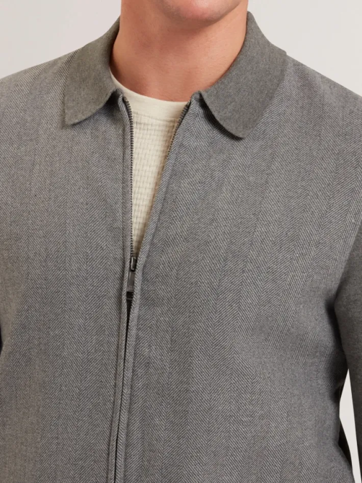 dejo_long_sleeve_herringb_2.webp Dejo Long Sleeve Herringbone Full Zip<Ted Baker New